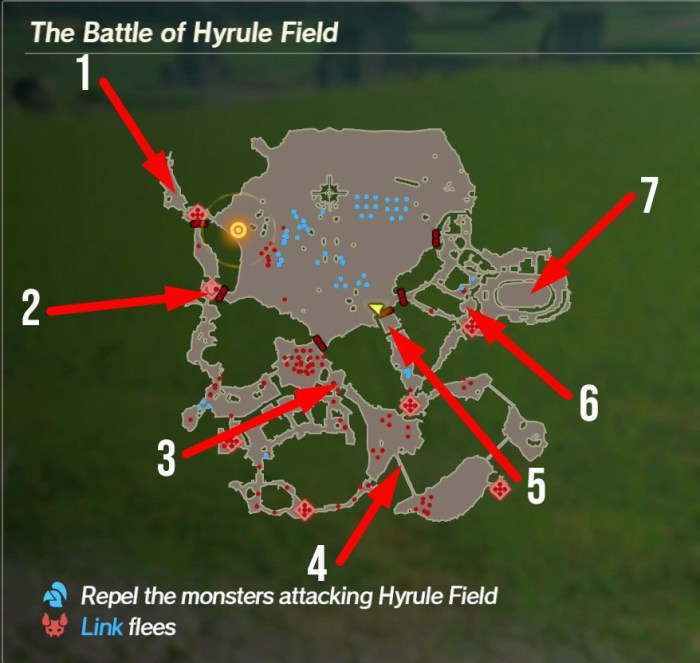Hyrule map maps