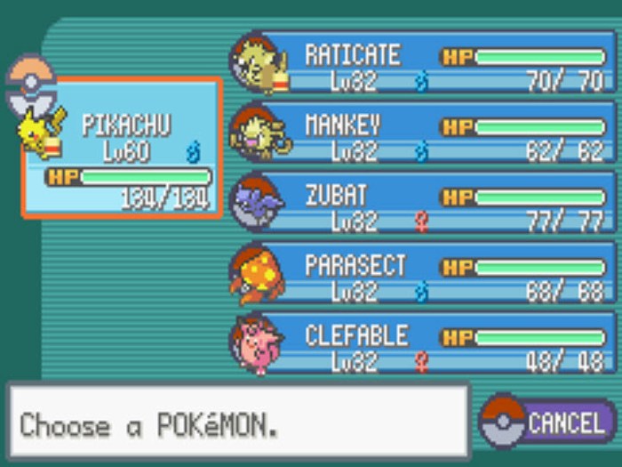 Pokemon fire red 3rd gym