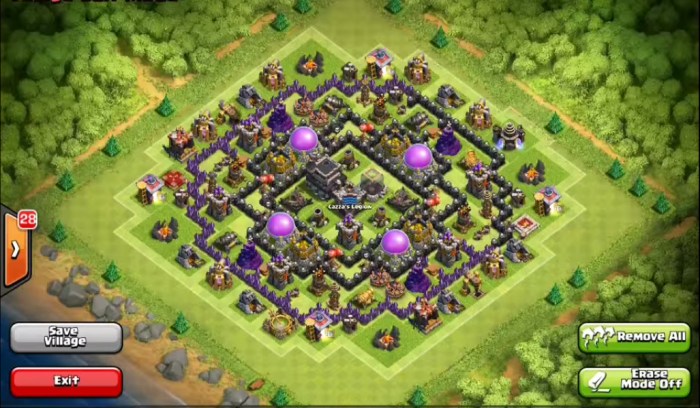 Coc level 9 town hall