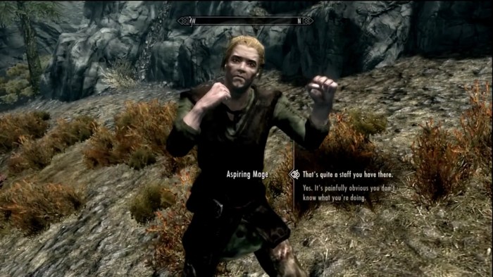 Skyrim stuck in dialogue