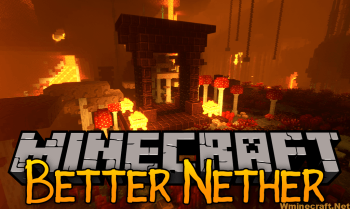 Nether minecraft better mod biomes mods debug forge forums screenshots 9minecraft plants