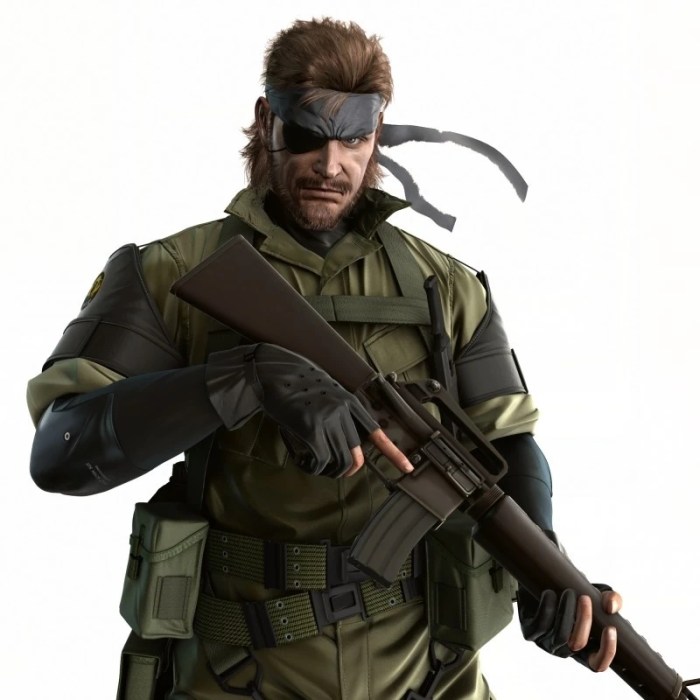 Big boss and solid snake