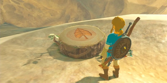 Korok tree stump totk