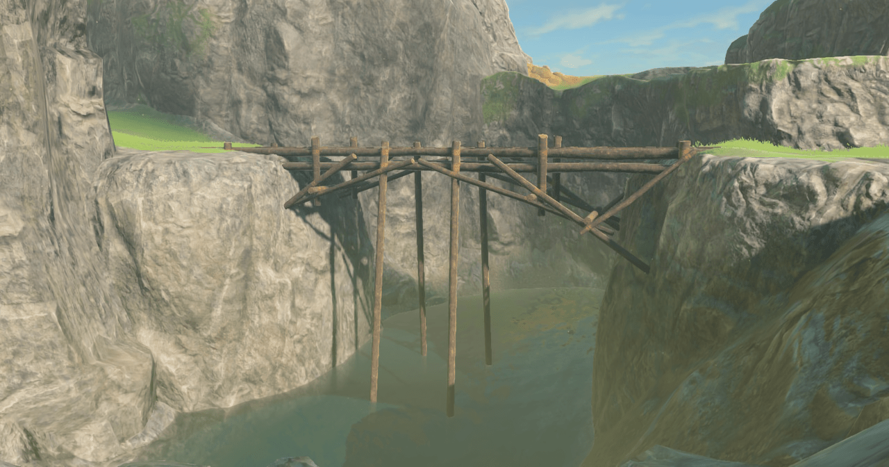 Horse god bridge botw