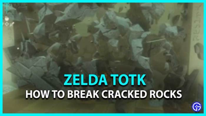 How to break rocks totk