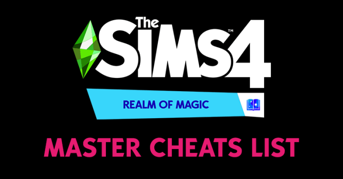 Sims 4 magic cheats