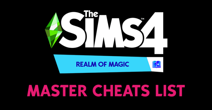 Magic cheats sims 4