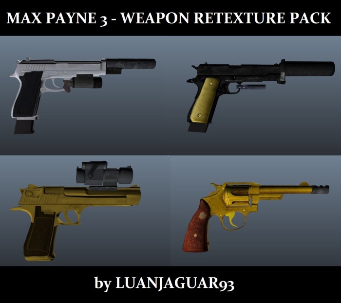 Max payne 3 golden guns