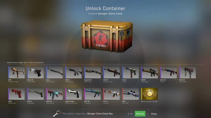 Case drop rates csgo