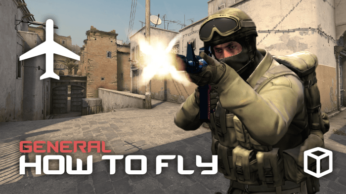 How to fly in cs go