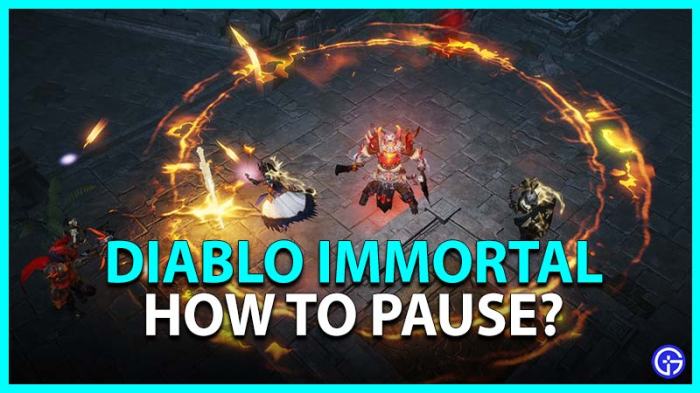 How do you pause diablo 4