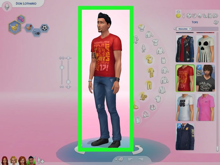 How to edit your sim