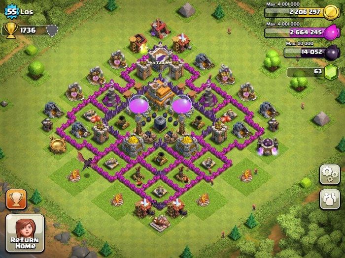 Coc th 7 attack strategy