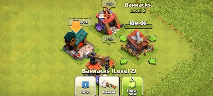 Barracks clash of clans