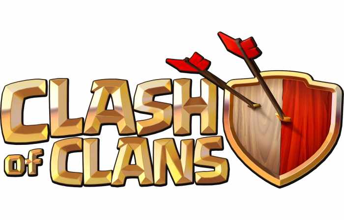 Old clash of clans logo