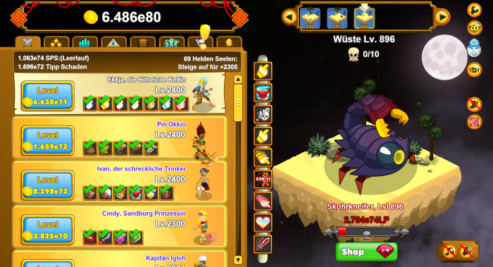 All clicker heroes heroes