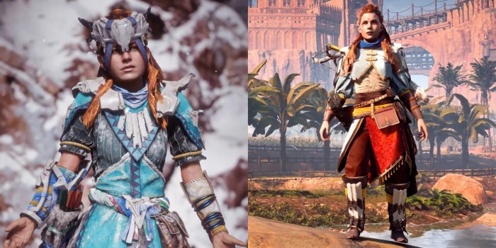 Horizon zero dawn outfits