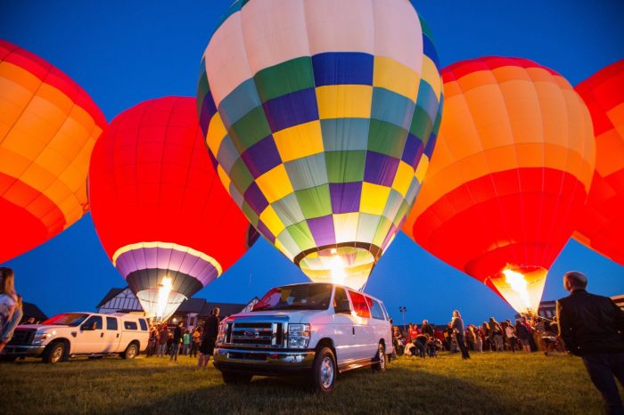 Hot air balloon base