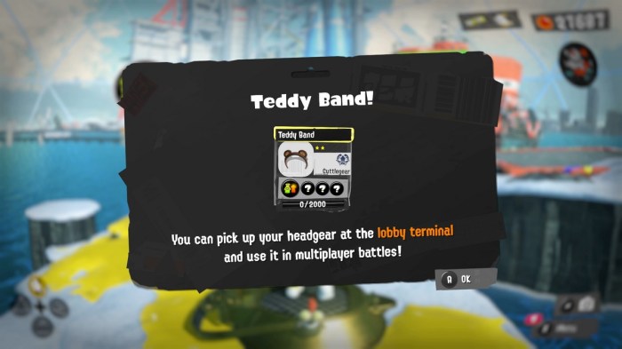 Teddy band splatoon 3