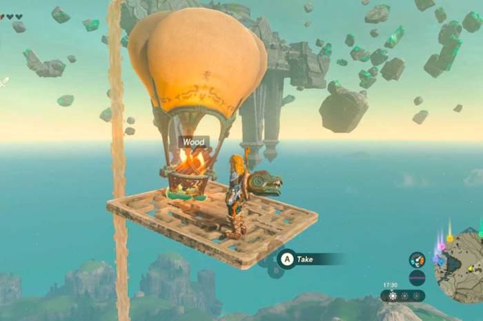 Zelda hot air balloon