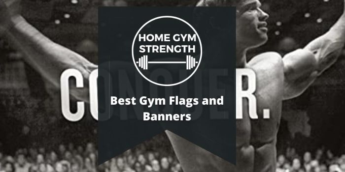 Gym banners and flags