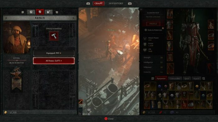 Diablo 4 crafting recipes