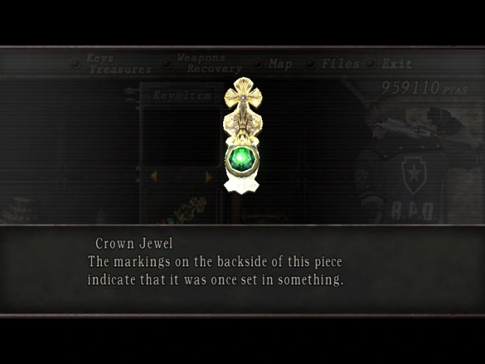 Crown with jewels re4