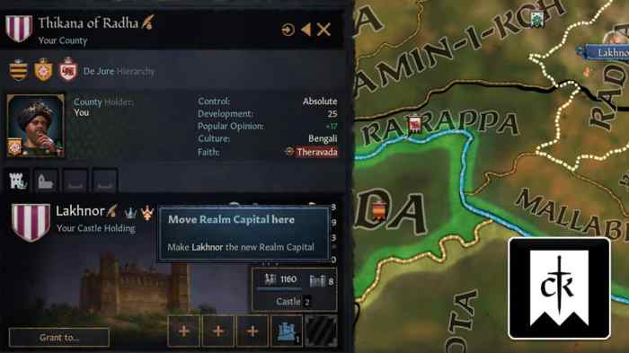 Ck3 how to move capital