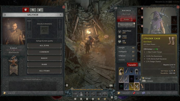 Diablo 2 crafting items