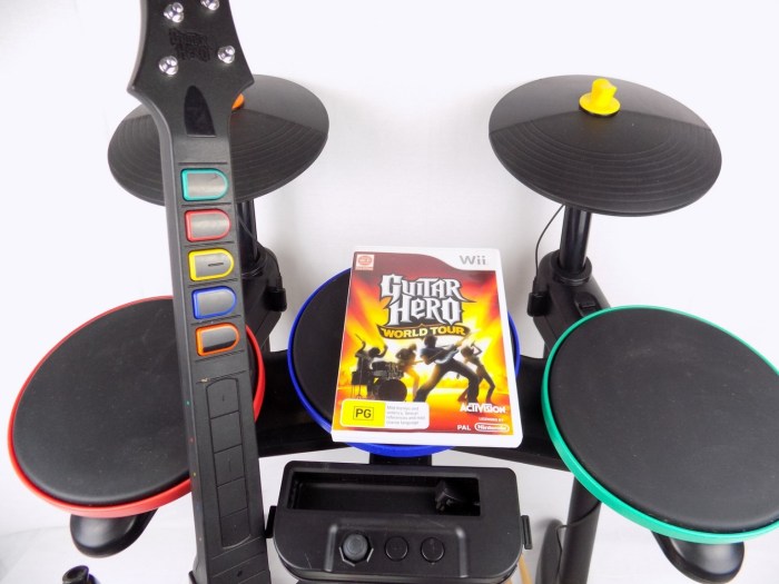 Guitar hero wii drums