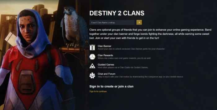 Search destiny 2 clans