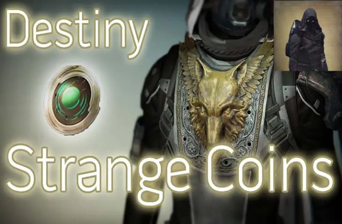 Destiny 1 strange coins