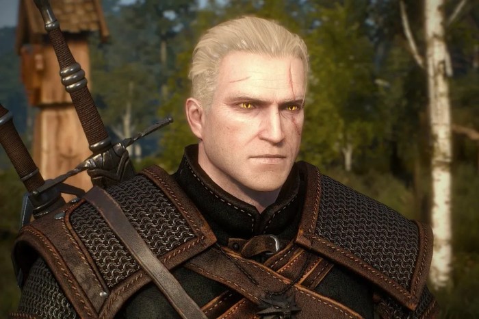 Geralt witcher hairworks