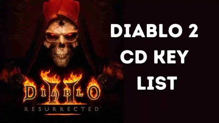 Diablo 2 key generator