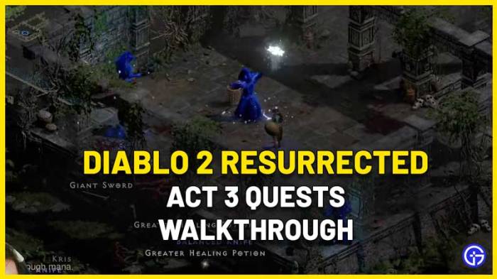 Diablo act 5 quests