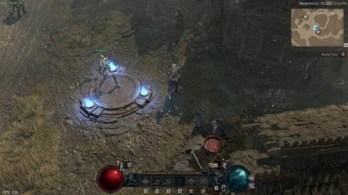 Diablo 4 ping display