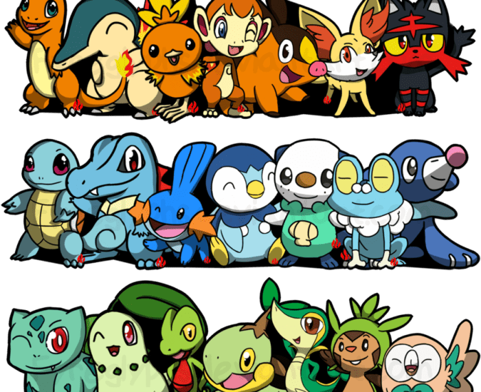 Pokemon starters starter