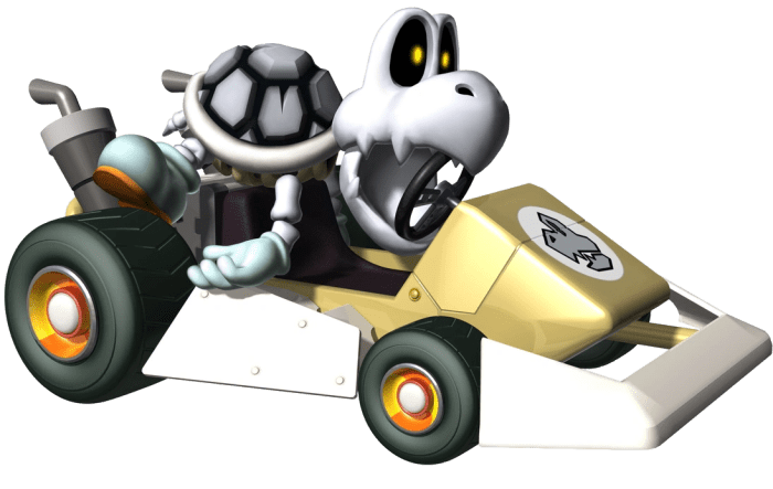 Dry bones mario kart wii