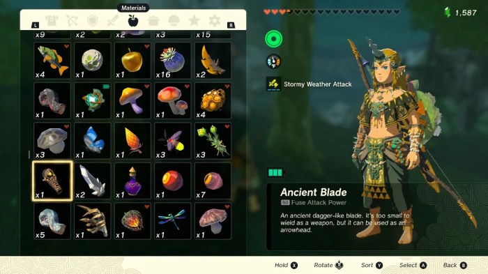 Ancient arrows on lynels