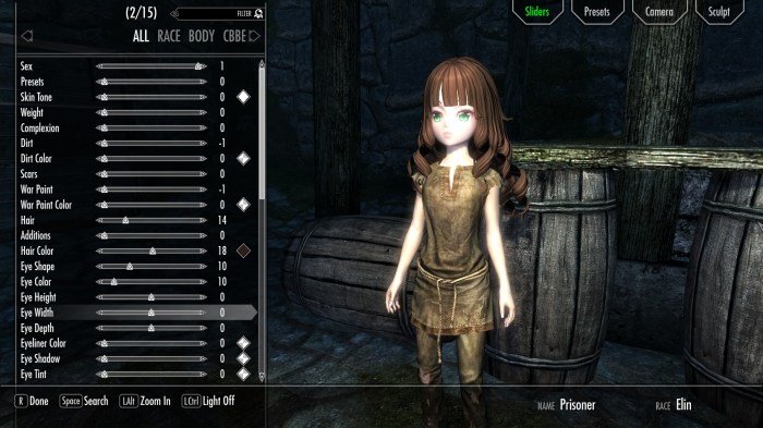 Khajiit skyrim khajiits preset skyrimmods bets hairstyles merri overhaul