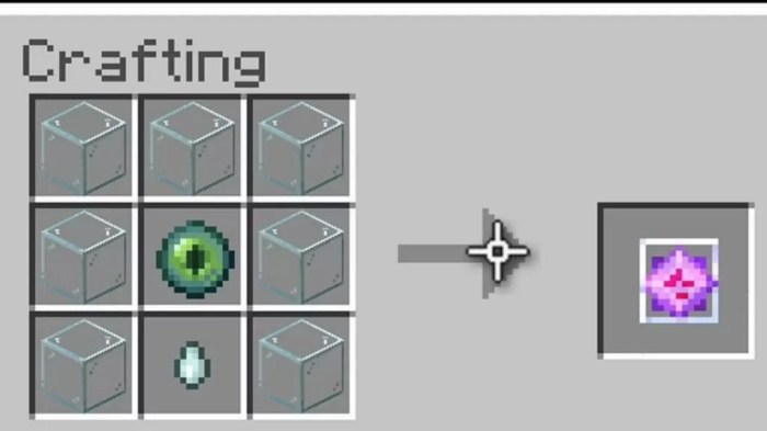 Minecraft end crystals