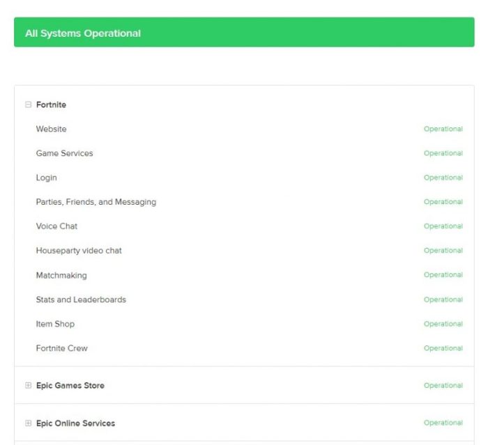 Server fortnite issues servers down login status ps4 unable xbox pc failed epic games