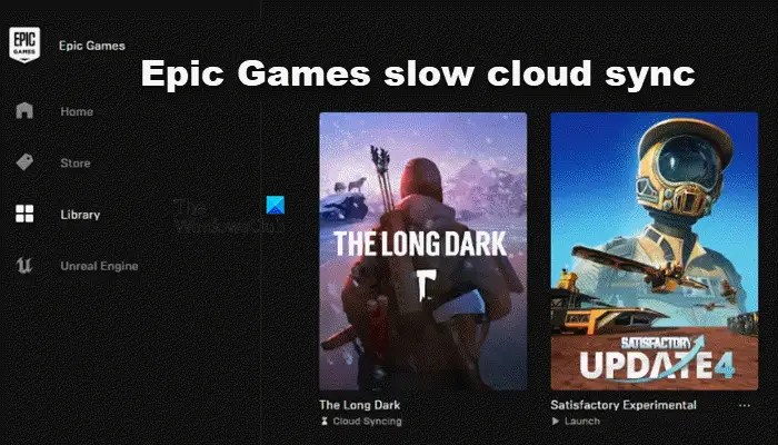 Epic games cloud sync