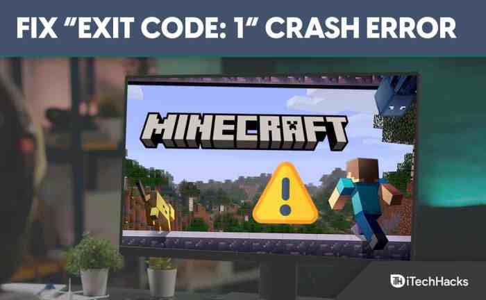 Minecraft exit code 6