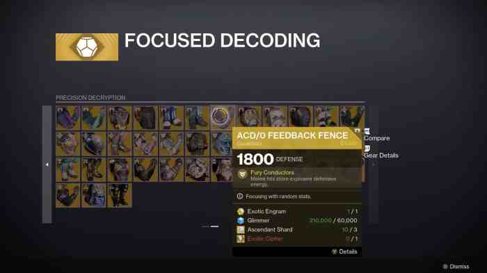 How to get exotic engrams