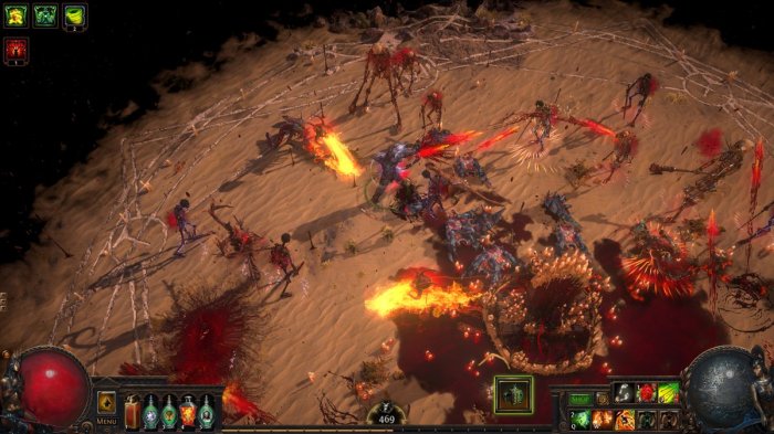 Poe blood magic support