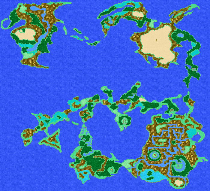Final fantasy i map