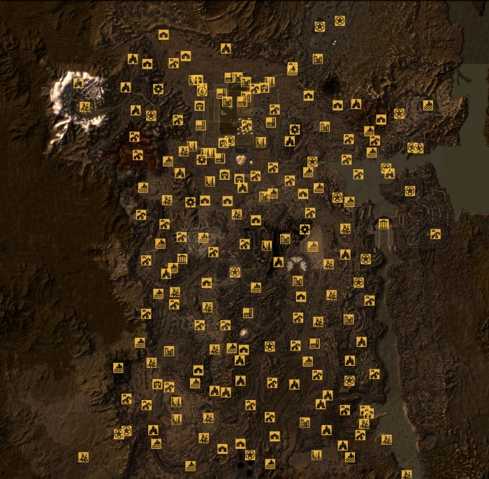 Full map of new vegas