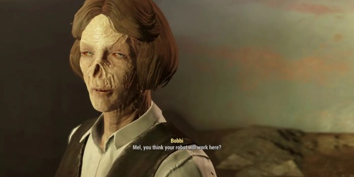 Fallout 4 bobbi no nose