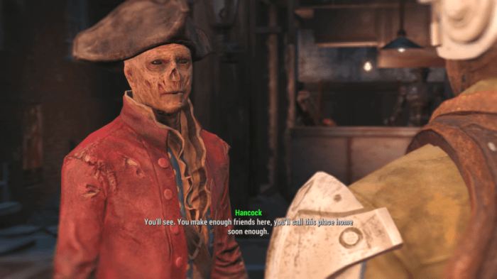 Hancock fallout completing sidequest acquired goodneighbor brutal companion